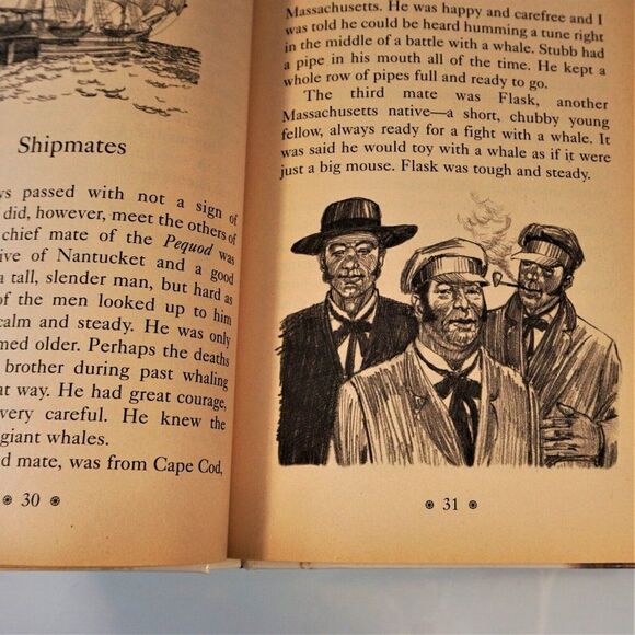 Moby Dick by Herman Melville 2001 HC Dalmatian Press Children's Classic Books - Picture 7 of 8